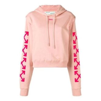 Off-White, manches amovibles, coupe ample, rose