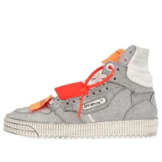 Off-White Off-Court Argent pailleté Wms