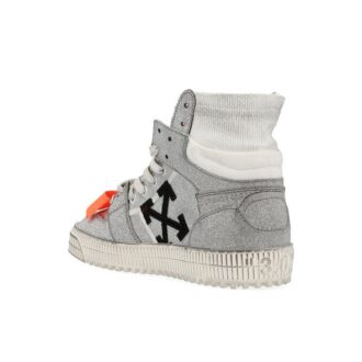 Off-White Off-Court Argent pailleté Wms