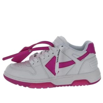 Off-White Out Of Office en cuir de veau « Blanc-Violet »