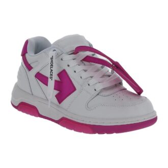 Off-White Out Of Office en cuir de veau « Blanc-Violet »