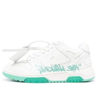 Off-White Out Of Office Low-Top For Walking Basket « White Green »