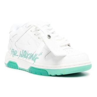 Off-White Out Of Office Low-Top For Walking Basket « White Green »