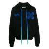 Off-White – Pantalon ample noir pour homme avec logo Wizard et Cat Over Arrows