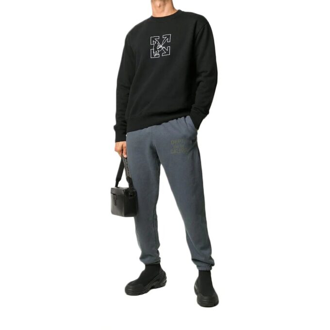 Off-White Pantalon de sport pour homme noir avec logo Arrows