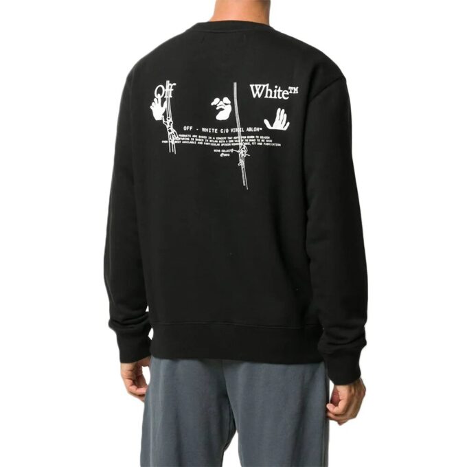 Off-White Pantalon de sport pour homme noir avec logo Arrows