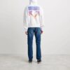 Off-White pour homme, coupe ample, Arrows dégradées, blanc