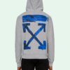 Off-White pour homme en acrylique, imprimé Arrows multicolores, coupe slim, gris