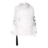 Off-White Pull homme à poches transparentes, version standard, blanc