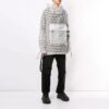 Off-White Pull homme à poches transparentes, version standard, blanc