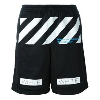 Off-White Shorts en maille pour homme C/O VIRGIL ABLOH Noir basique