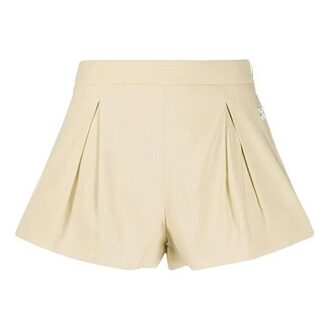 Off-White SS20 Shorts à taille basse, blanc cassé