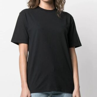 Off-White SS21 T-shirt à col rond et Shorts avec logo imprimé, noir Off-White SS21 T-shirt à col rond et Shorts avec logo imprimé, noir