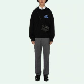 Off-White T-shirt homme SS21 imprimé alphabet noir