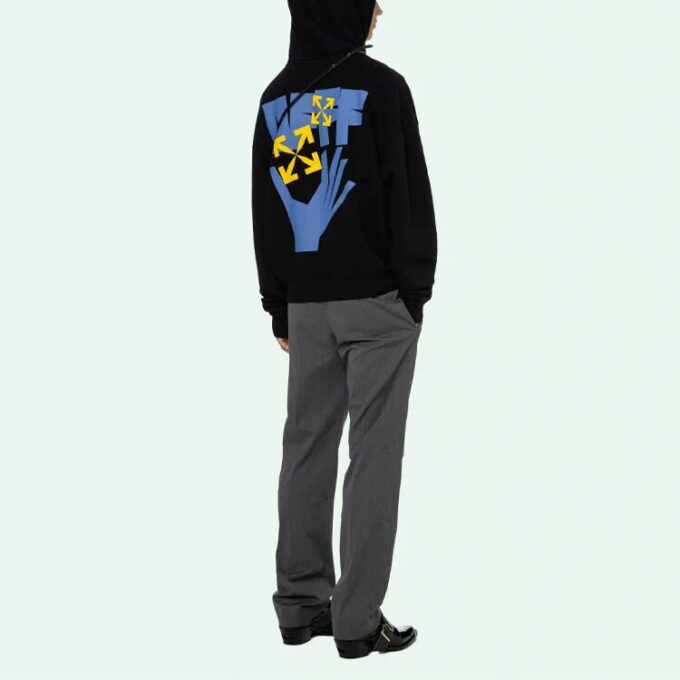 Off-White T-shirt homme SS21 imprimé alphabet noir