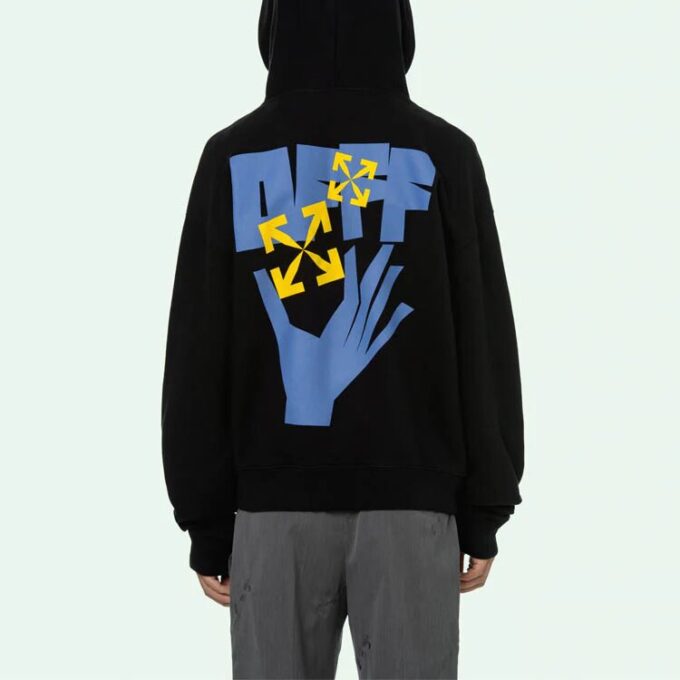 Off-White T-shirt homme SS21 imprimé alphabet noir