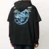 Off-White T-shirt imprimé en coton noir pour homme
