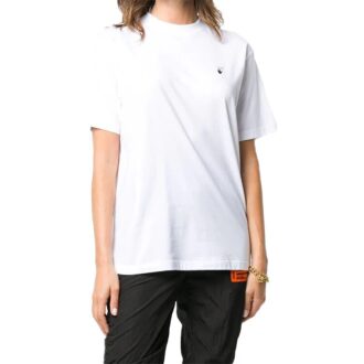 Off-White T-shirt à manches courtes avec imprimé fleurs et flèche, blanc Off-White T-shirt à manches courtes avec imprimé fleurs et flèche, blanc