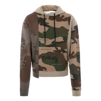 Off-White – T-shirt à manches longues camouflage pour homme