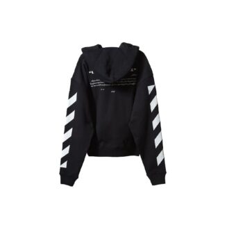 Off-White T-shirt à manches longues imprimé pour homme, noir Off-White T-shirt à manches longues imprimé pour homme, noir