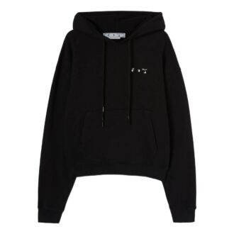 Off-White T-shirt à manches longues noir à capuche pour homme SS22 avec imprimé Caravaggio Off-White T-shirt à manches longues noir à capuche pour homme SS22 avec imprimé Caravaggio