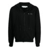 Off-White T-shirt noir à fermeture éclair Caravaggio pour homme SS22