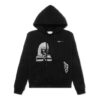 Off-White T-shirt pour homme à petits motifs imprimés, noir