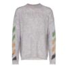 Off-White T-shirt à rayures pour homme