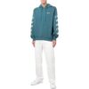 Off-White Veste pour homme SS22 à imprimé alphabétique, bleue