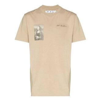 Off-White x Browns 50 Co-branded Mona Lisa Hommes Couleur crème Off-White x Browns 50 Co-branded Mona Lisa Hommes Couleur crème