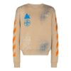 Off-White x Browns 50 Crossover SS21 Micro Mark col rond version standard kaki
