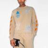 Off-White x Browns 50 Crossover SS21 Micro Mark col rond version standard kaki