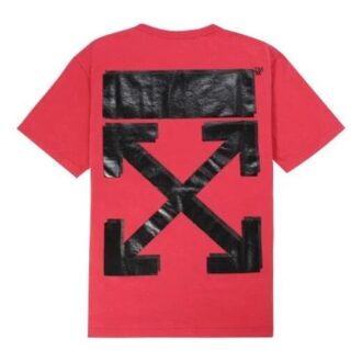 Off-White x Champion T-shirt Champion pour homme Virgil Abloh Rouge Off-White x Champion T-shirt Champion pour homme Virgil Abloh Rouge