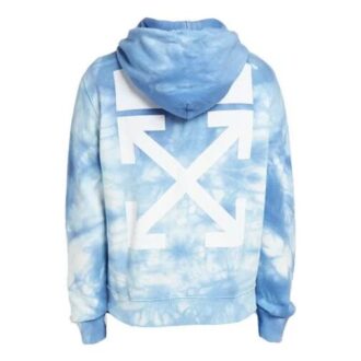 Off-White x END.CHEMICAL WASH Pull slim à flèches dans le dos et motif tie-dye pour homme, coupe normale Off-White x END.CHEMICAL WASH Pull slim à flèches dans le dos et motif tie-dye pour homme, coupe normale