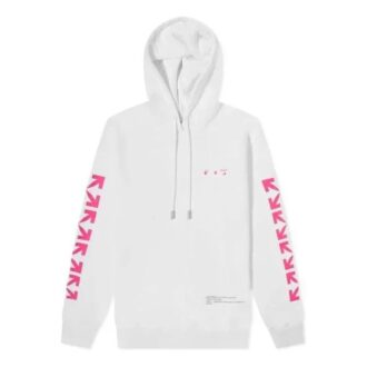 Off-White x END. Sweat à capuche « White Pink » Off-White x END. Sweat à capuche « White Pink »