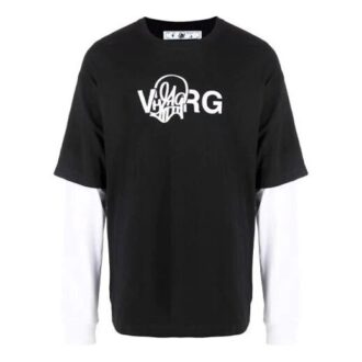 Off-White x Katsu Crossover SS21 Imprimé alphabétique Manches longues Version standard Noir Off-White x Katsu Crossover SS21 Imprimé alphabétique Manches longues Version standard Noir