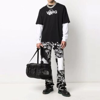Off-White x Katsu Crossover SS21 Imprimé alphabétique Manches longues Version standard Noir Off-White x Katsu Crossover SS21 Imprimé alphabétique Manches longues Version standard Noir