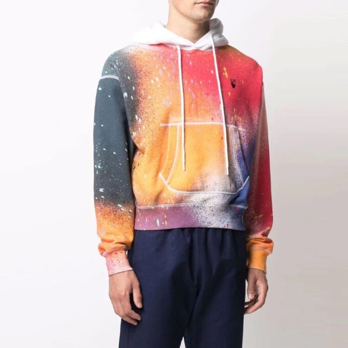 Off-White x Katsu, imprimé crossover, coupe ample