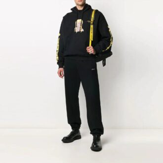 Off-White x Theophilus London Crossover Bebey Printing Casual Cozy Noir