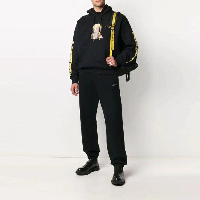 Off-White x Theophilus London Crossover Bebey Printing Casual Cozy Noir