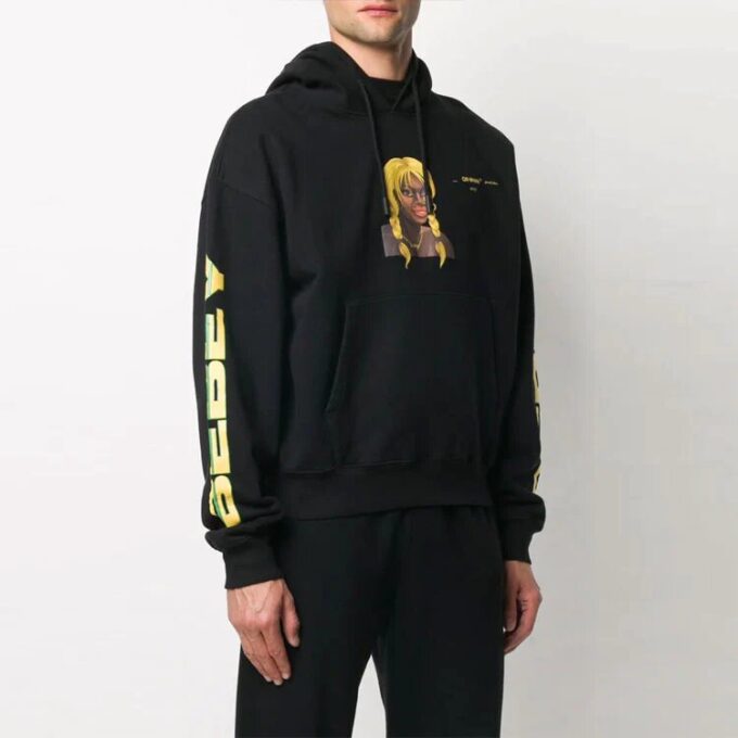 Off-White x Theophilus London Crossover Bebey Printing Casual Cozy Noir