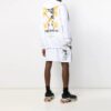 Off-White x UNDERCOVER Crossover Imprimé logo double face Blanc