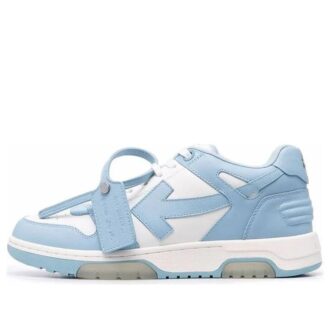 Out Of Office en cuir de veau « White Blue »