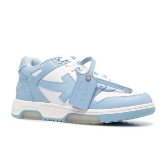 Out Of Office en cuir de veau « White Blue »