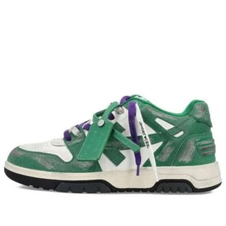 Out Of Office Vintage Leather « Vert Blanc Violet »