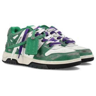 Out Of Office Vintage Leather « Vert Blanc Violet »