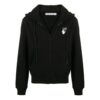 Painting Arrow Zipper Long Classic Noir