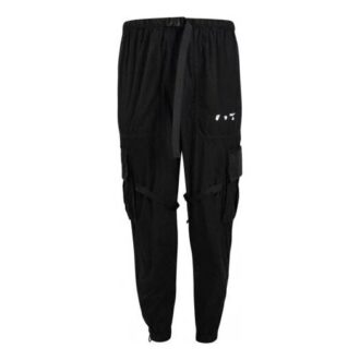 Pantalon cargo long SS21 avec logo Parachute, noir