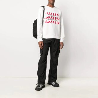 Pantalon cargo noir Off-White pour homme SS21 avec logo