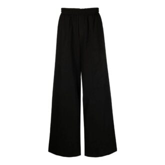 Pantalon casual droit unie Off-White pour homme, collection printemps-été 2022, coupe ample, noir Pantalon casual droit unie Off-White pour homme, collection printemps-été 2022, coupe ample, noir